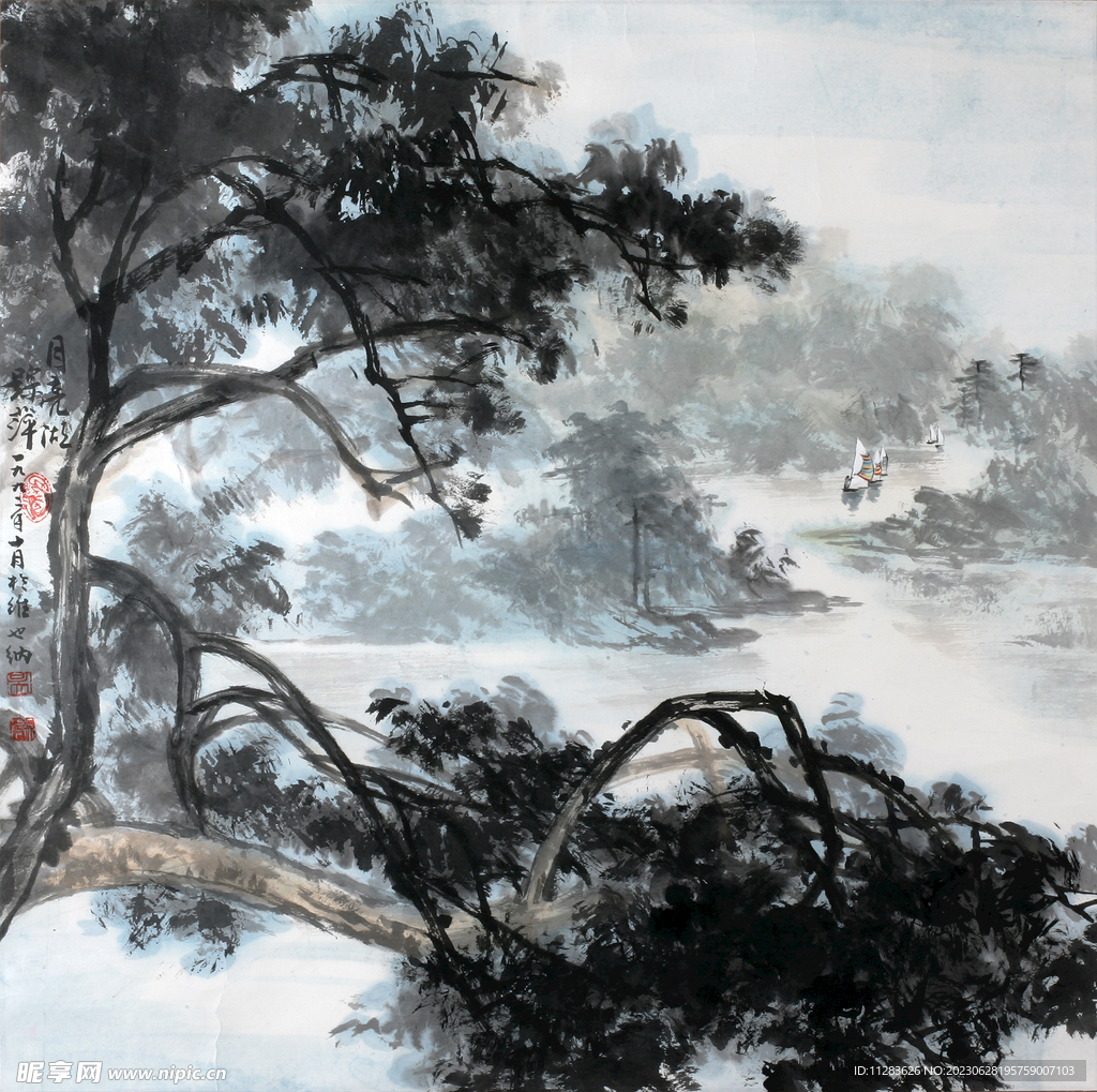 水墨画
