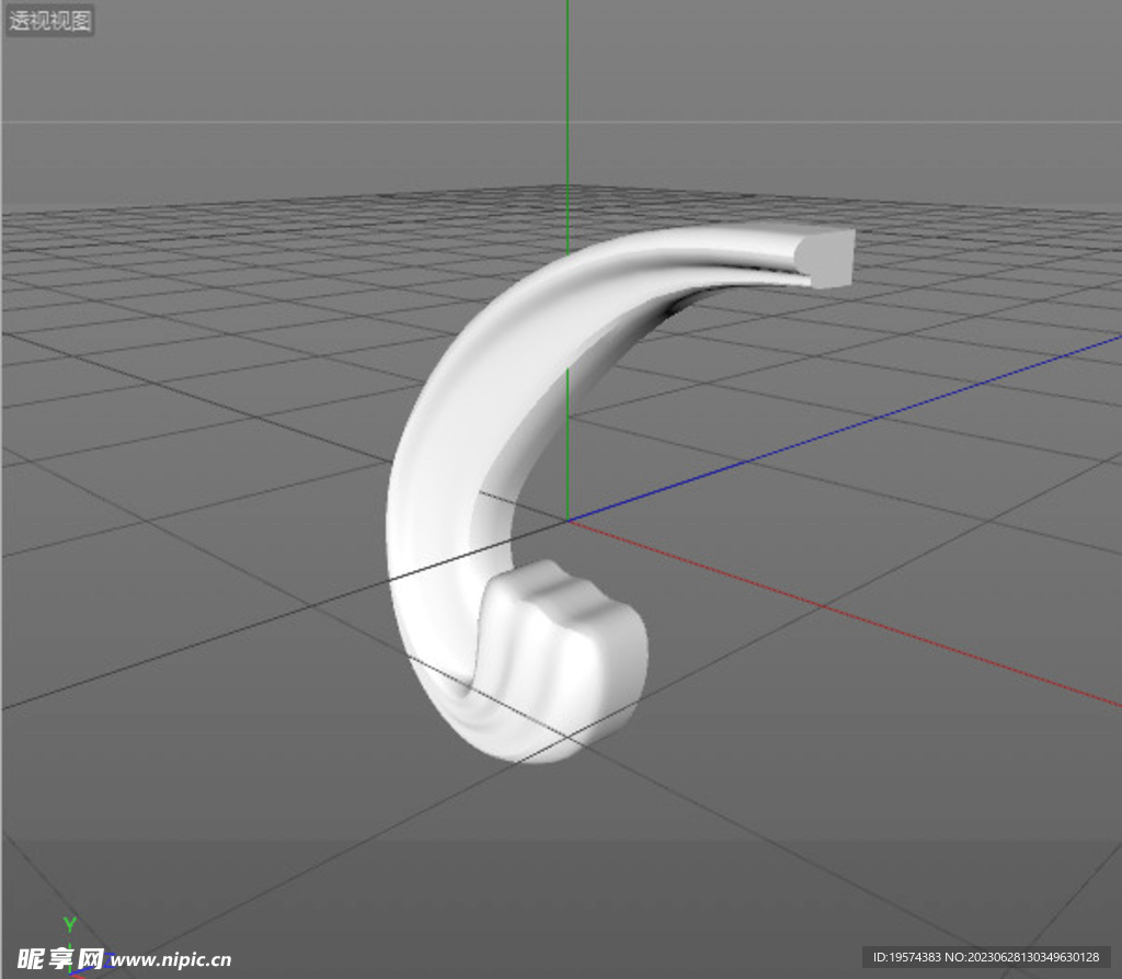  C4D模型 欧式雕花 