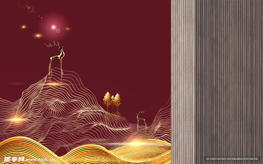 地产领头背景素材