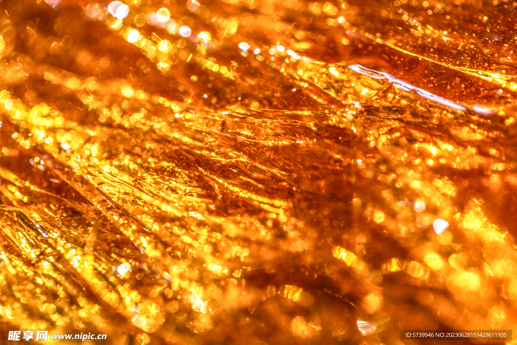 琥珀金磨砂金属质感背景