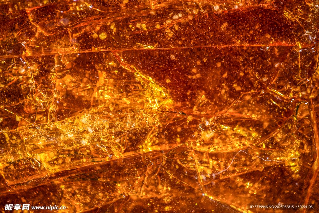 琥珀金磨砂金属质感背景