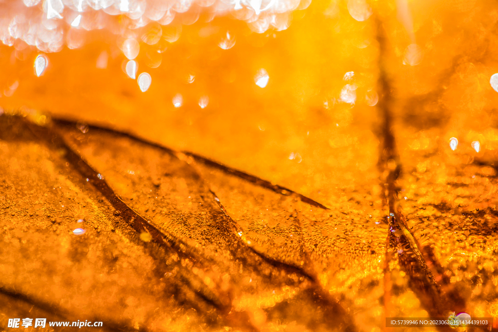 琥珀金磨砂金属质感背景