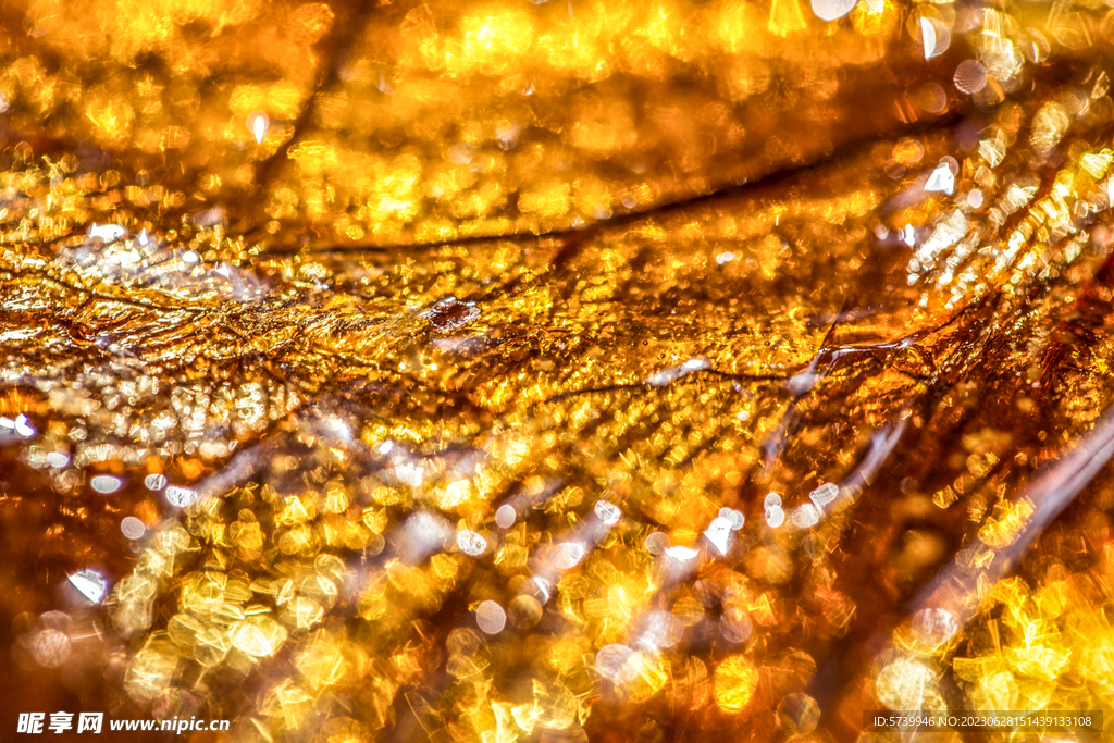 琥珀金磨砂金属质感背景