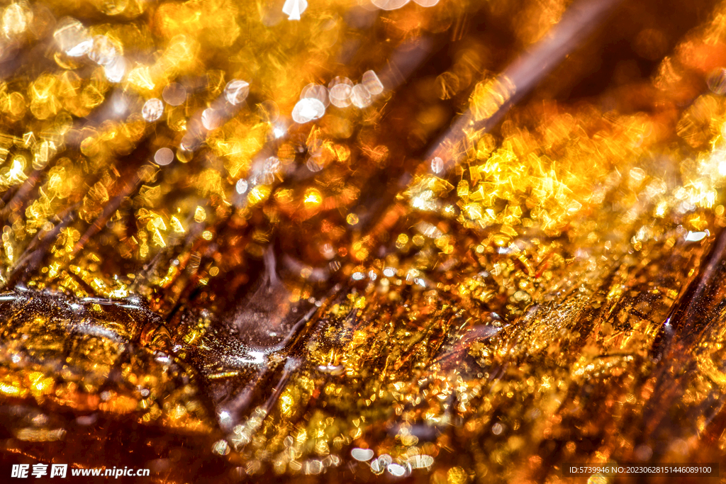 琥珀金磨砂金属质感背景