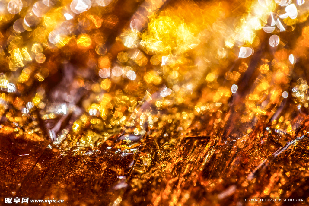 琥珀金磨砂金属质感背景