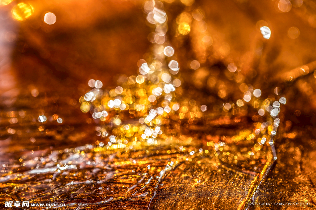 琥珀金磨砂金属质感背景