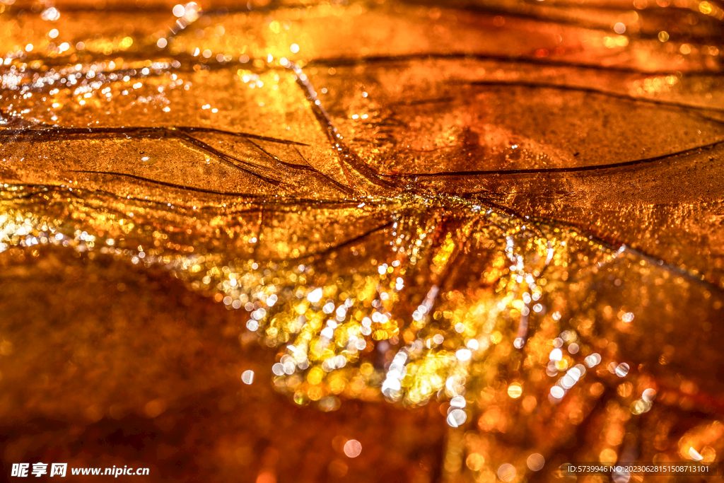 琥珀金磨砂金属质感背景