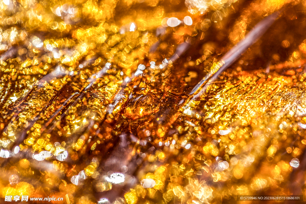 琥珀金磨砂金属质感背景