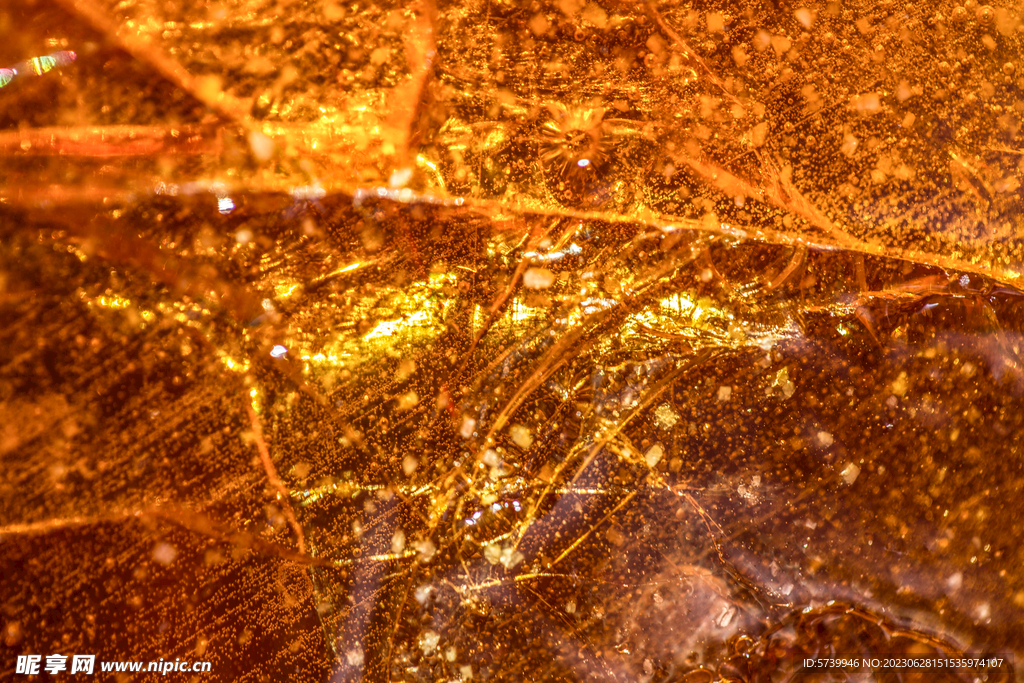 琥珀金磨砂金属质感背景