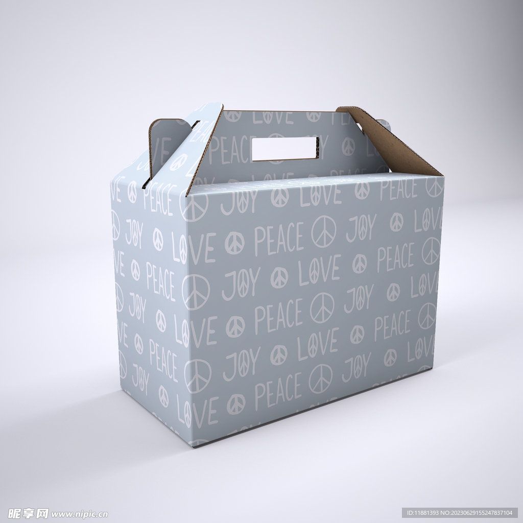 包装纸盒样机设计