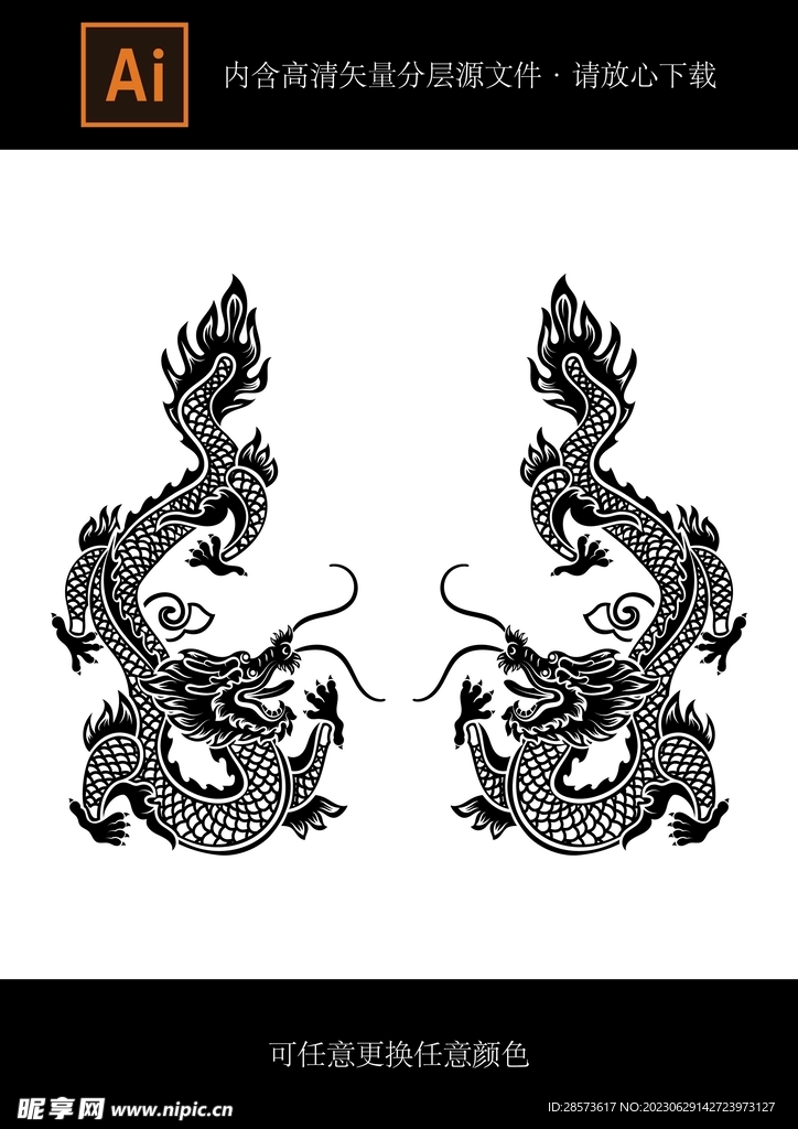 双龙纹