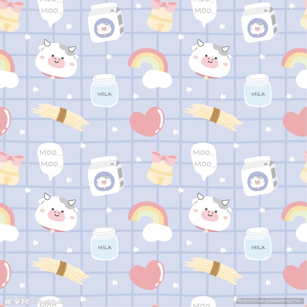 奶牛卡通