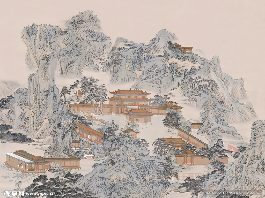 国画水墨画
