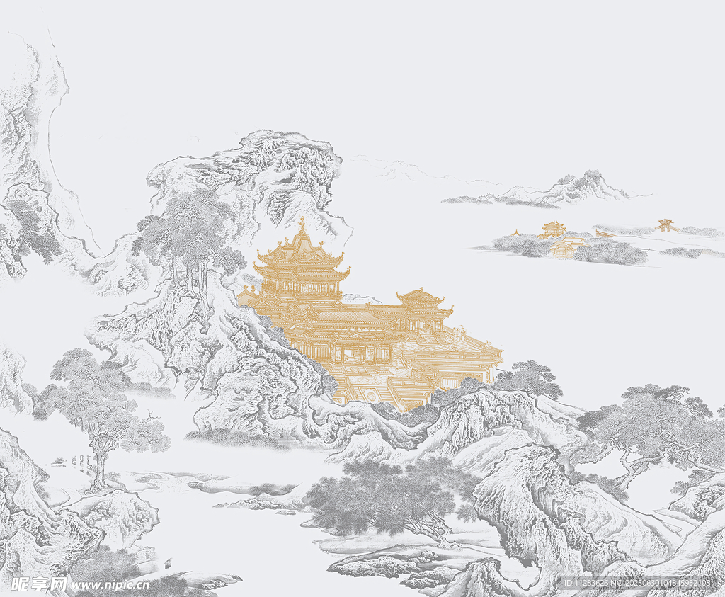 国画水墨画
