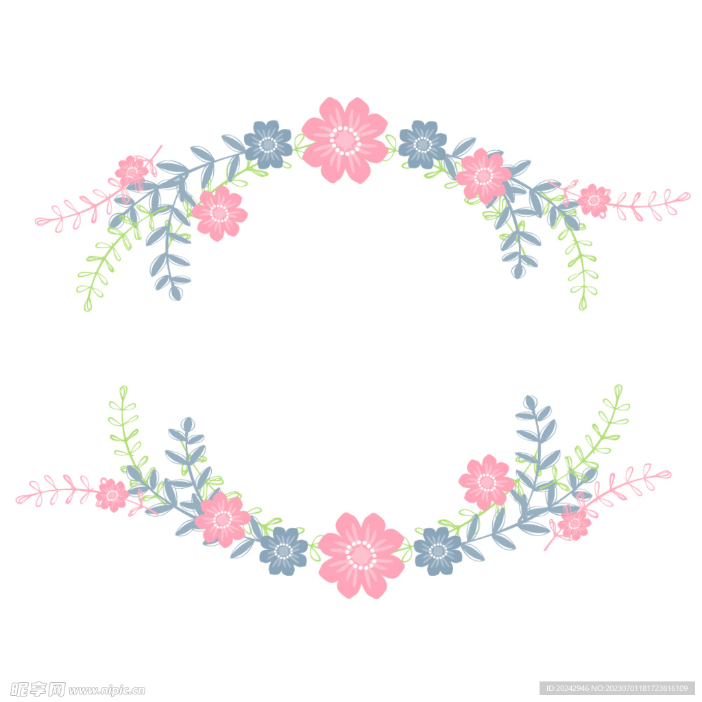 花朵边框