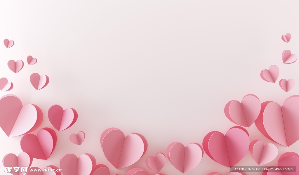 浪漫爱心背景