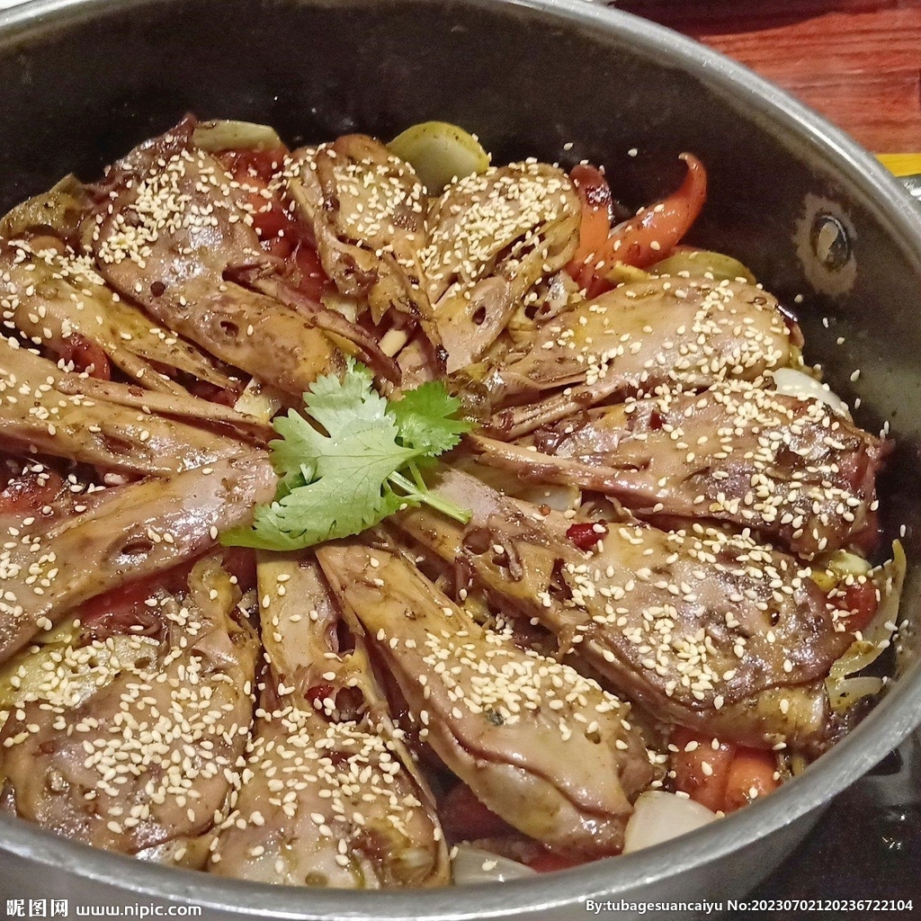 干锅鸭头