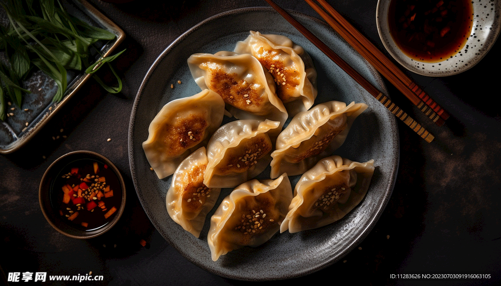 煎饺图片