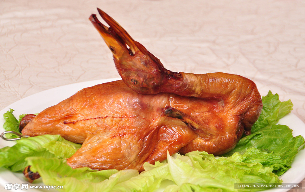 烤鸭美食