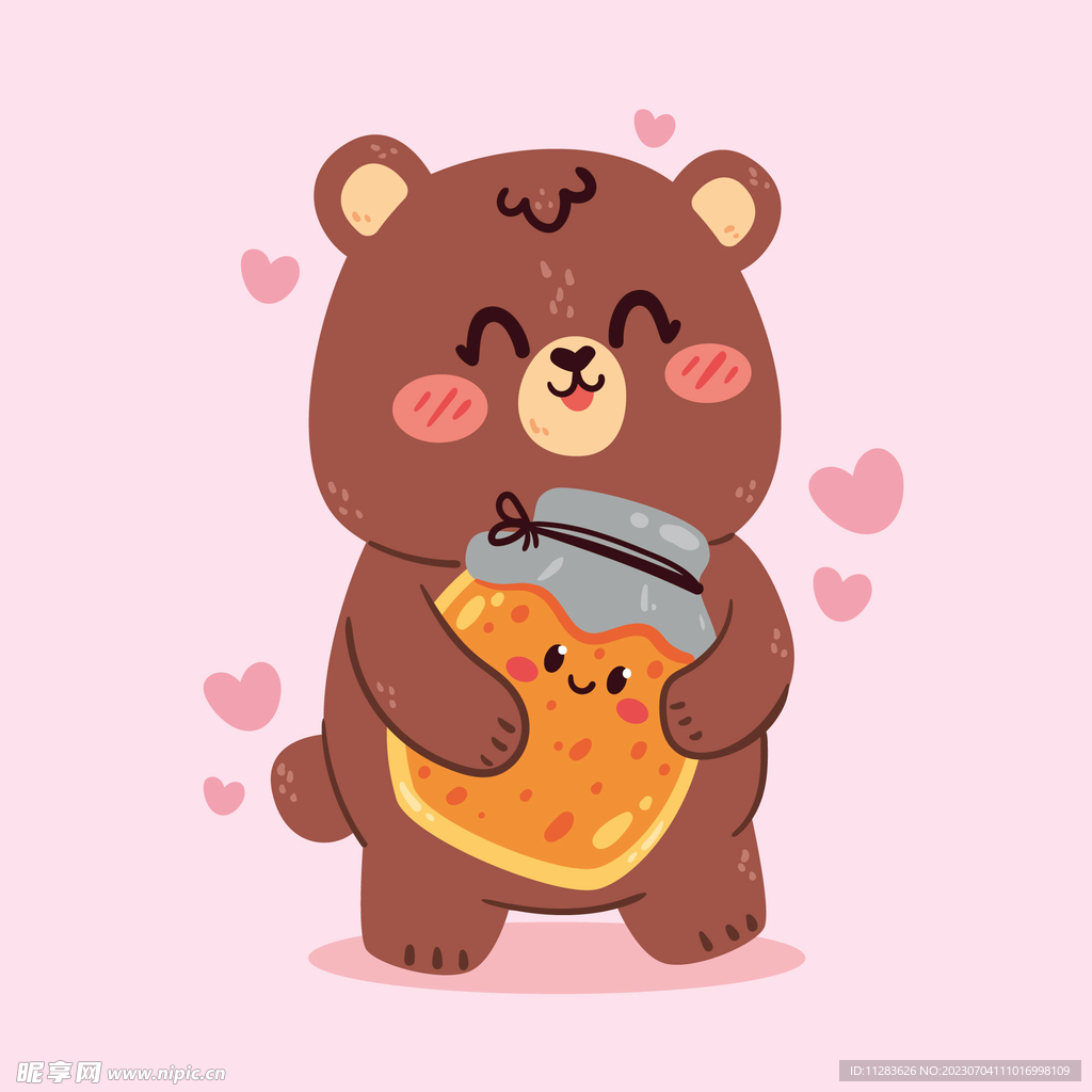 卡通小熊