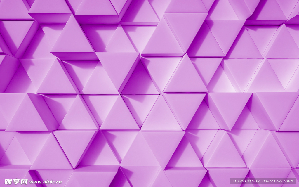 紫色3d规则菱形抽象科技纹理