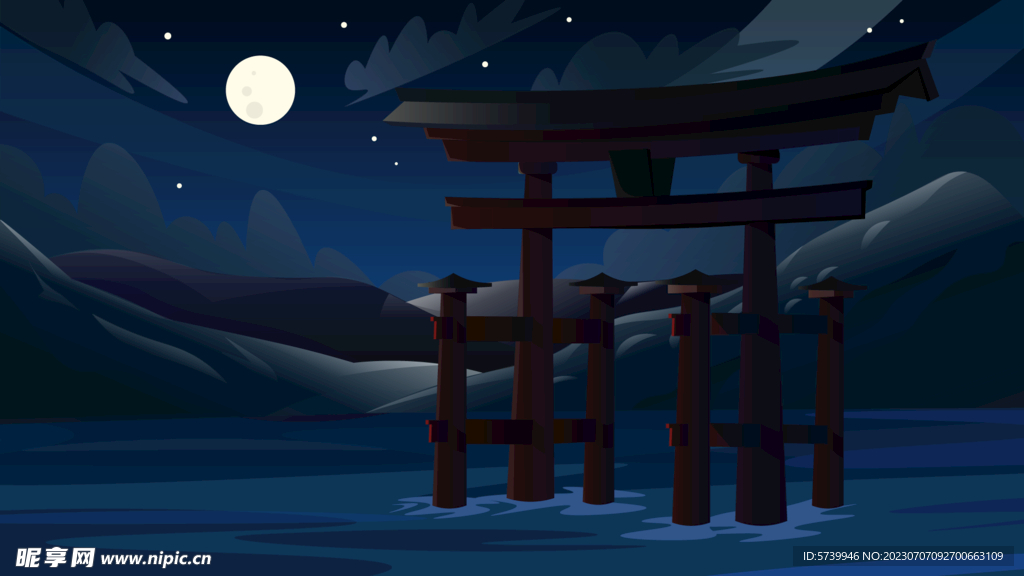 湖面上的建筑