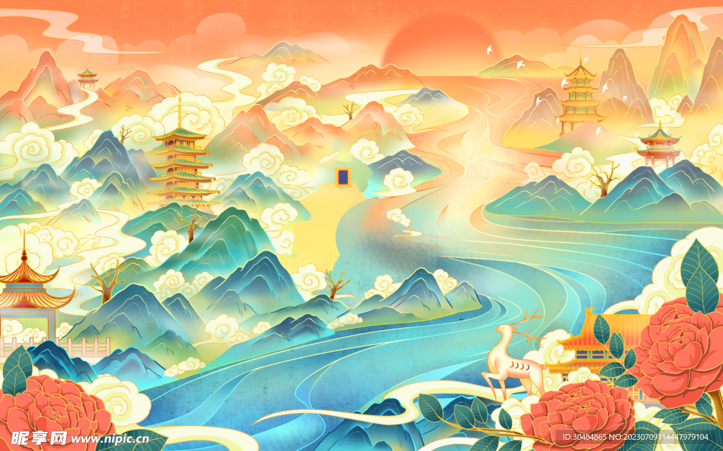 国潮背景