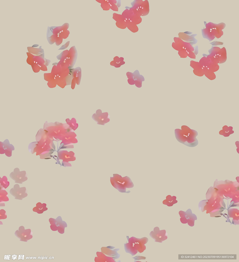 手绘花