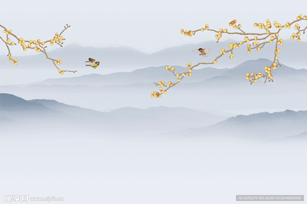 国画山水画