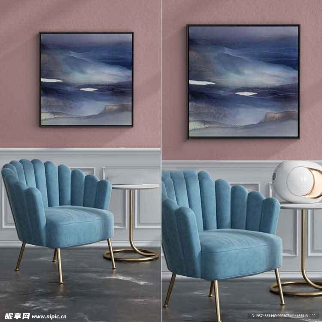 C4D模型 房间  
