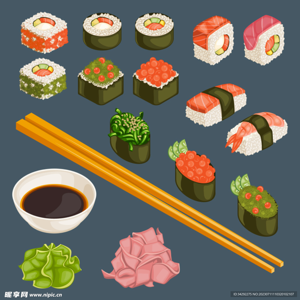 寿司插画