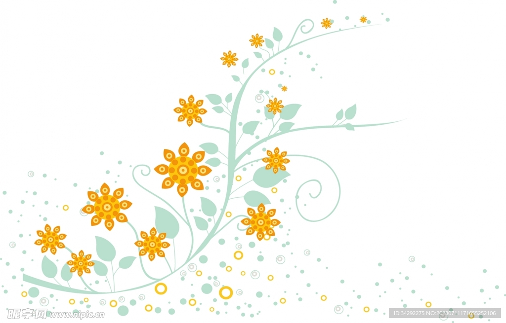藤蔓花纹