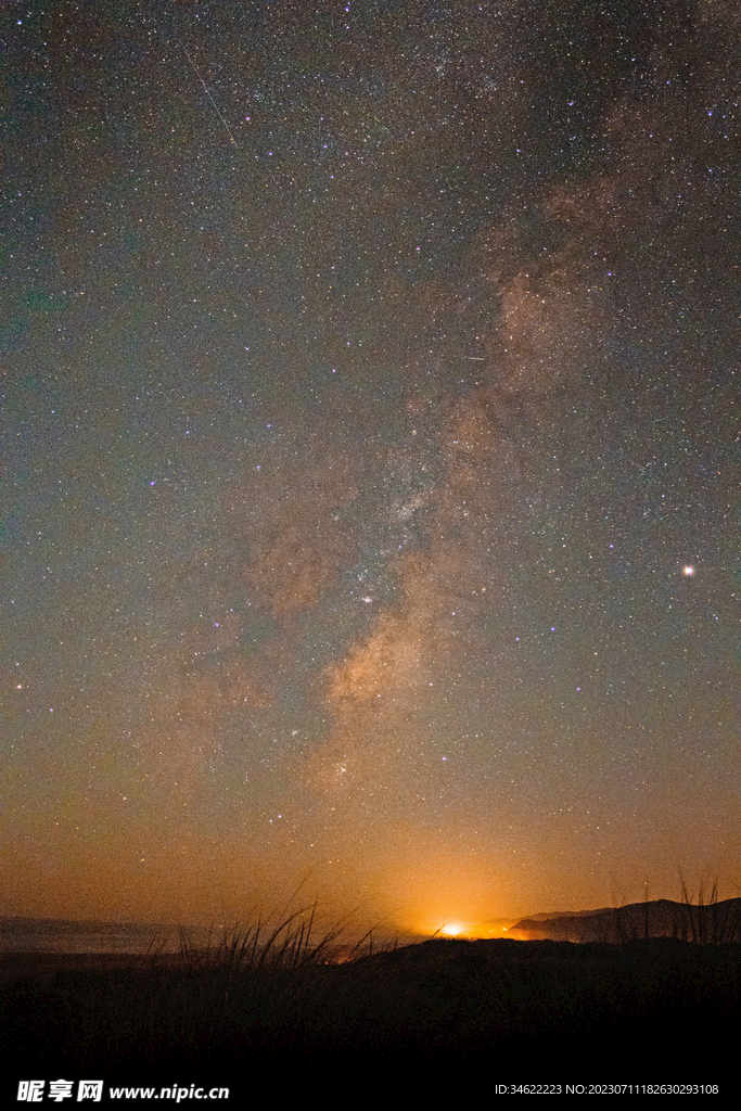 夕阳星空