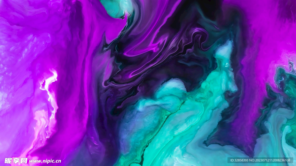 炫彩3d油彩渐变线条背景