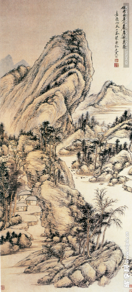 国画水墨画