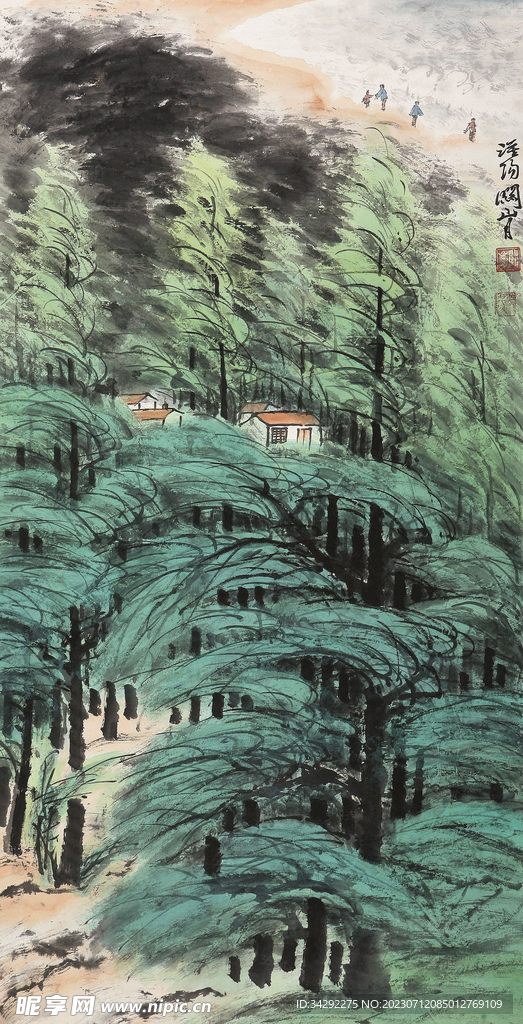 国画水墨画