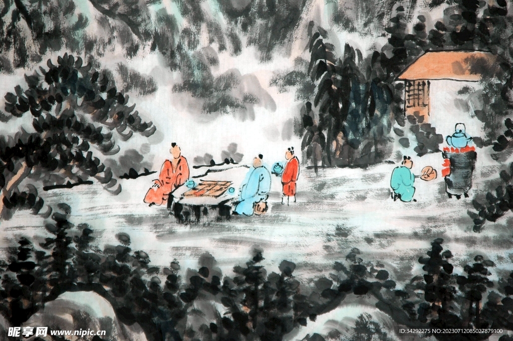 国画水墨画