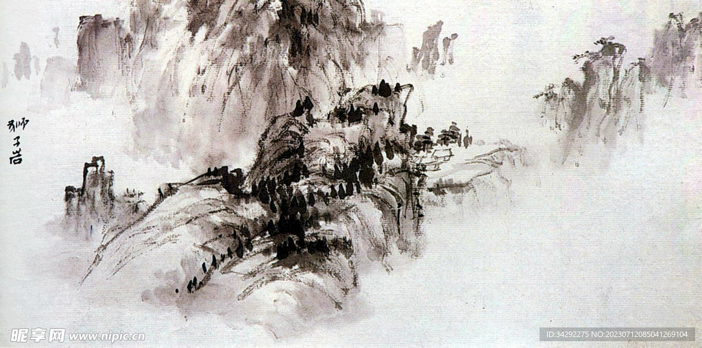 国画水墨画