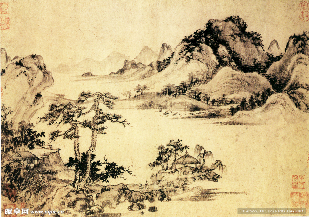 国画水墨画