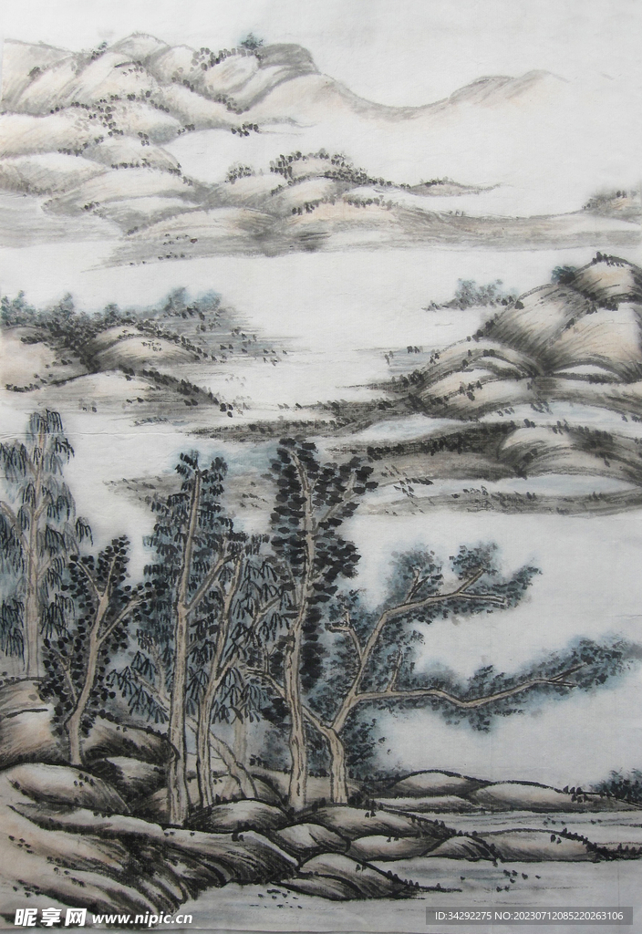 国画水墨画