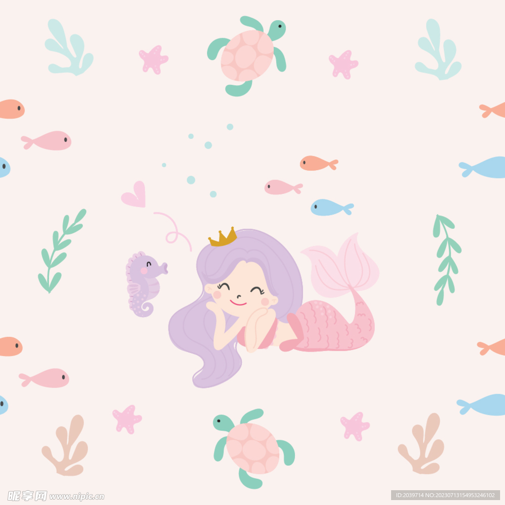 美人鱼卡通
