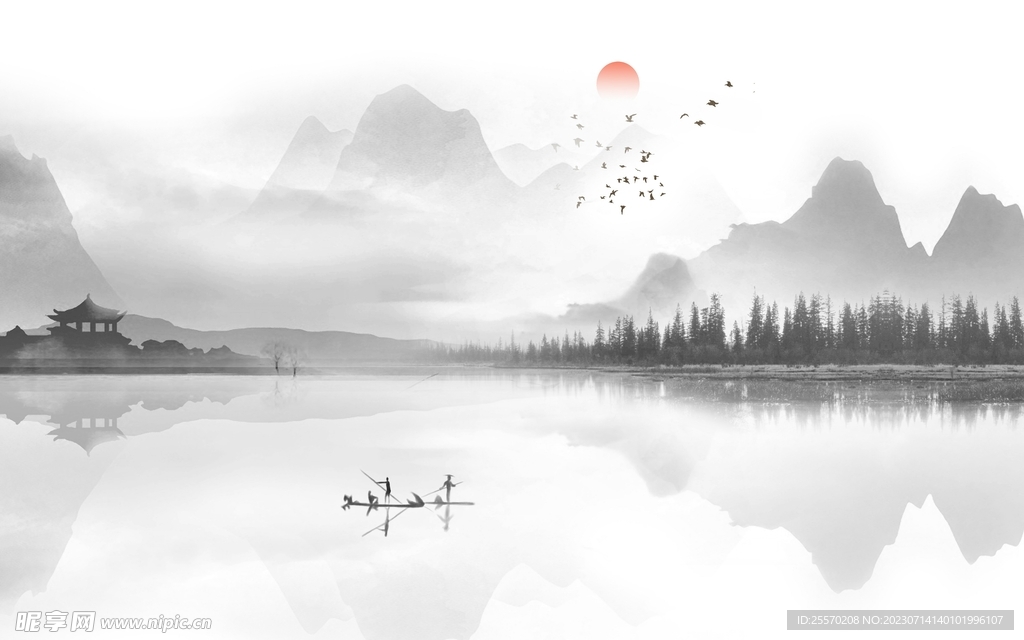 山水画 
