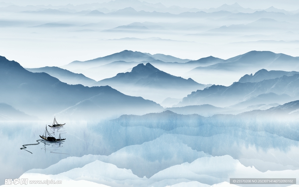 山水画 