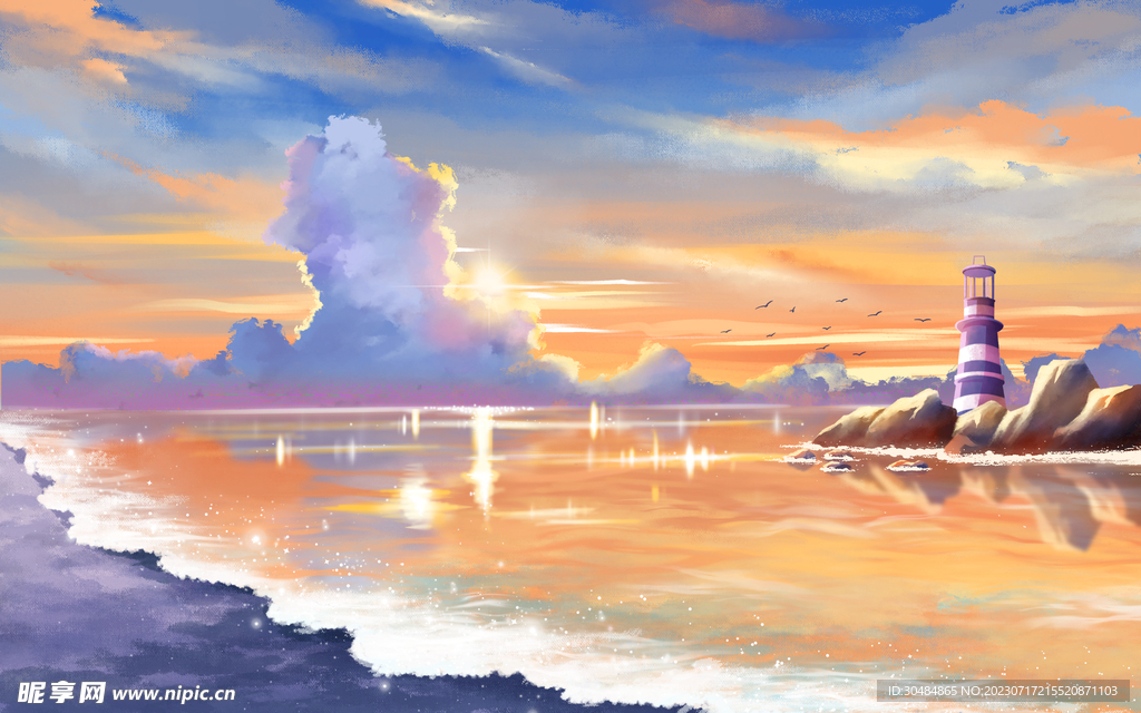 油画风景