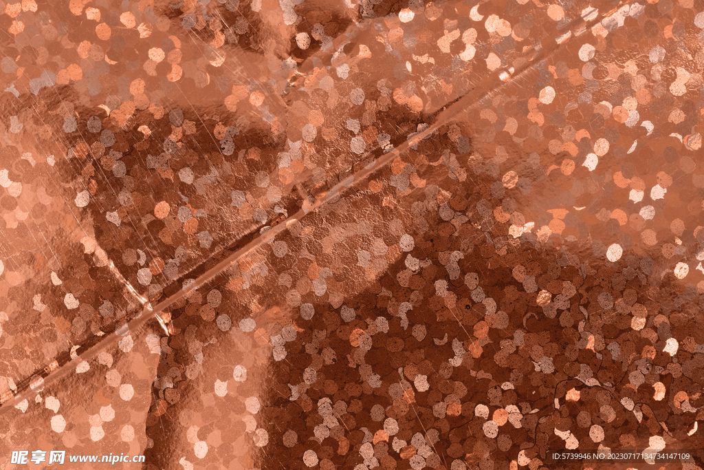 玫瑰金色纹理贴图背景