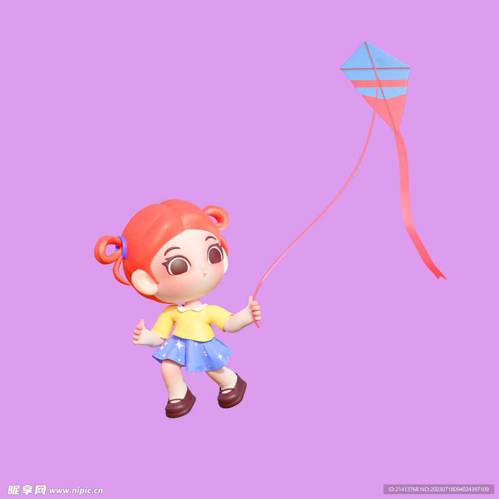 3D动画女孩 