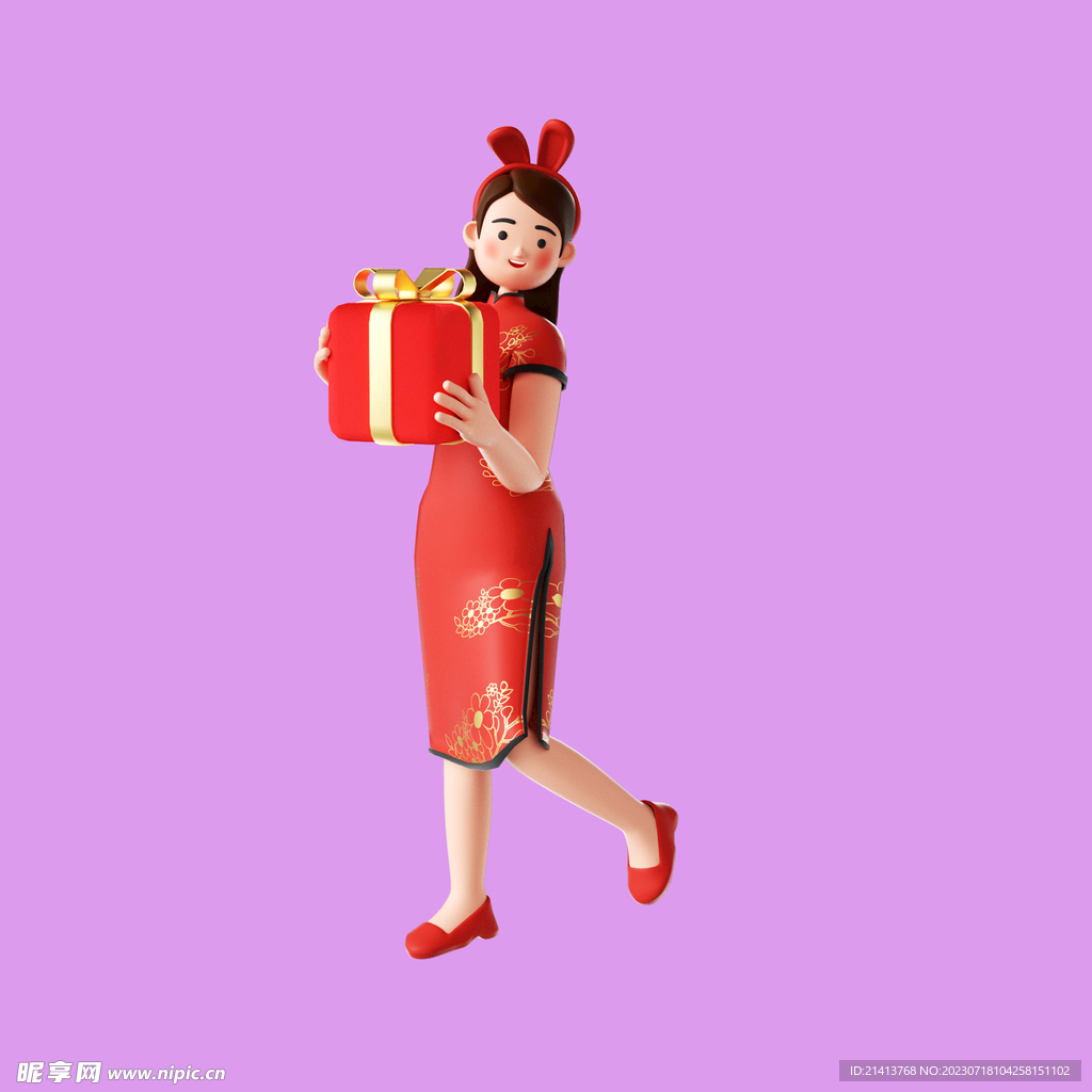 女人购物素材
