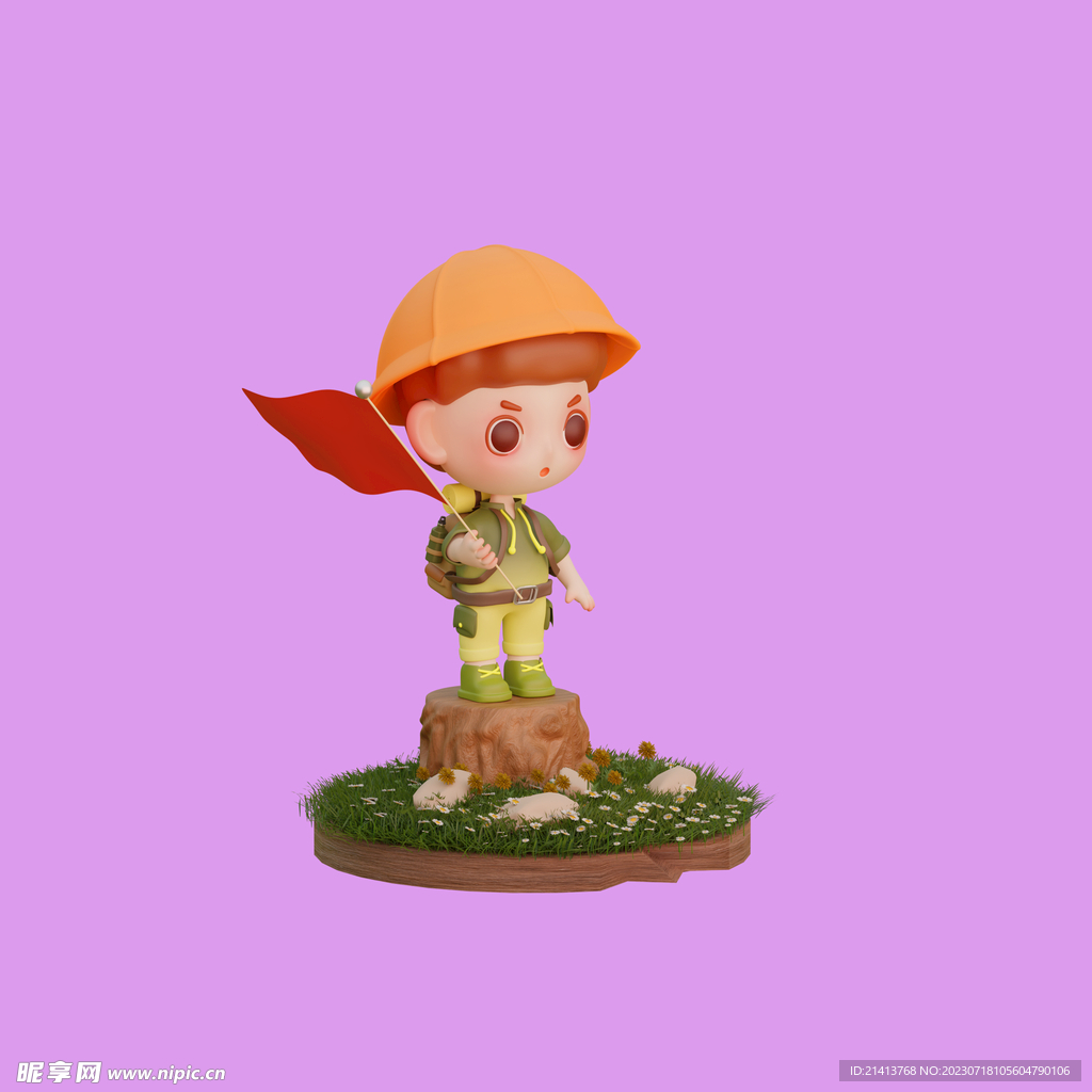 3D动画男孩