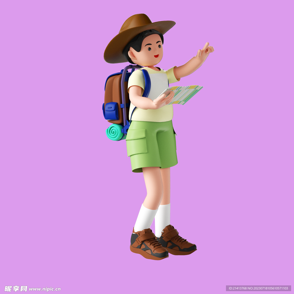 3D动画男孩
