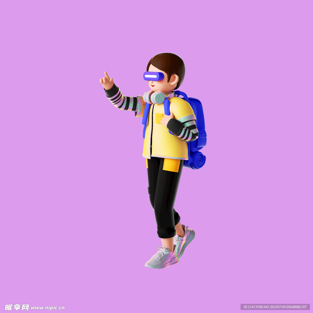 3D动画男孩 